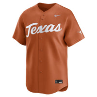 Texas Orange Texas Longhorns Baseball Limited Jersey