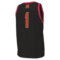 #1 Maryland Terrapins Replica Basketball Jersey - Black