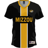 Missouri Tigers Lightweight Soccer Fashion Jersey - Black