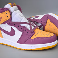 Sneakers, White Purple Gold Colorway, Lace Up Design, Casual Gift for Sneaker Fans