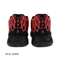 Low Top Sneakers, Black Red Colorway, Casual Gift for Sneaker Fans