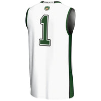 #1 Ohio Bobcats Lightweight Basketball Jersey - White