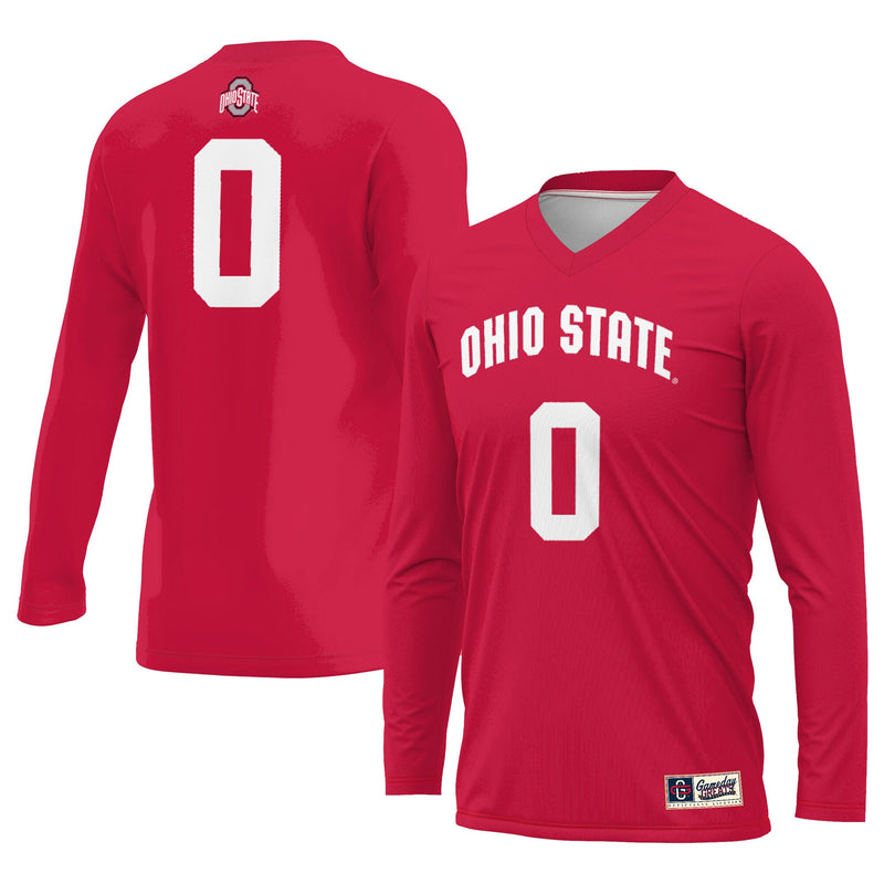 #1 Ohio State Buckeyes Lightweight Volleyball Jersey - Scarlet