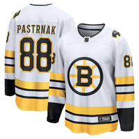 Boston Bruins David Pastrnak White Away Breakaway Player Jersey