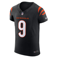 Cincinnati Bengals Joe Burrow Black Team Elite Jersey