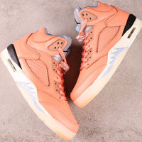 High Top Sneakers, Peach Colorway, Lace Up Design, Casual Gift for Sneaker Fans