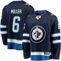 Winnipeg Jets Colin Miller Navy Home Premier Breakaway Player Jersey