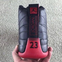 Sneakers, Black Red Colorway, Lace Up Design, Casual Gift for Sneaker Fans
