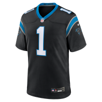 Carolina Panthers Cam Newton Black Team Retired Game Jersey