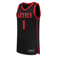 #1 Black San Diego State Aztecs Replica Basketball Jersey