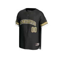 UCF Knights NIL Pick-A-Player Lightweight Baseball Jersey - Black