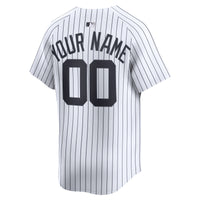New York Yankees White Home Limited Custom Jersey