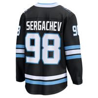 Utah Mammoth Mikhail Sergachev Black Home Breakaway Player Jersey