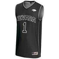 #1 Nevada Wolf Pack Lightweight Basketball Jersey - Black