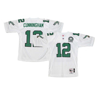Philadelphia Eagles 1992 Randall Cunningham White Authentic Throwback Retired Player Jersey