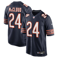 Chicago Bears Nick McCloud Navy Team Game Jersey