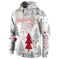 Personalized Holiday Pullover Sweatshirt, Custom Christmas Sports Hoodie, 3D Print Team Hoodie, Winter Fan Present