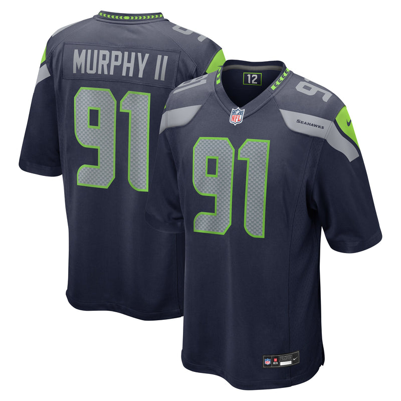 Seattle Seahawks Byron Murphy II College Navy Player Game Jersey