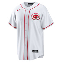 Cincinnati Reds Hunter Greene White Home Replica Jersey