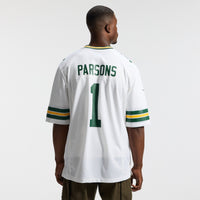 Green Bay Packers Micah Parsons White Game Player Jersey