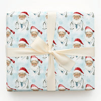 Healthcare Worker Christmas Gift Wrap, Doctor Santa Wrapping Paper, Stethoscope Santa Holiday Wrapping Paper, Nurse Doctor Gift Wrap Roll