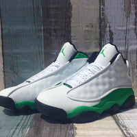 Sneakers, White Green Colorway, Lace Up Design, Casual Gift for Sneaker Fans