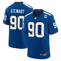 Indianapolis Colts Grover Stewart Blue Alternate Game Jersey