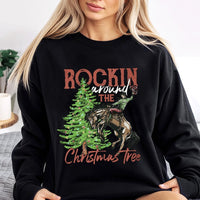Rodeo Horse Christmas Crewneck, Western Cowboy Christmas Sweatshirt, Country Ranch Christmas Sweater, Western Graphic Holiday Pullover