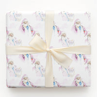 Nurse Healthcare Hero Gift Wrap, Doctor Santa Wrapping Paper, Medical Santa Claus Wrapping Paper, Hospital Worker Christmas Wrapping Paper