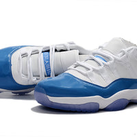 Low Top Sneakers, Blue Colorway, Lace Up Design, Casual Gift for Sneaker Fans