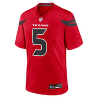 Houston Texans Jalen Pitre Red Alternate Game Jersey