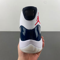 Low Top Sneakers, Blue White Red Colorway, Lace Up Design, Casual Gift for Sneaker Fans