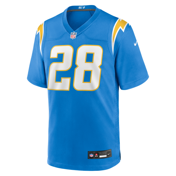Los Angeles Chargers Hassan Haskins Powder Blue Team Game Jersey