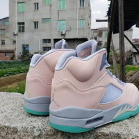 Sneakers, Pink Blue Colorway, Lace Up Design, Casual Gift for Sneaker Fans
