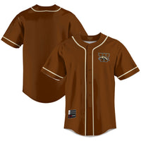 Western Michigan Broncos Lightweight Baseball Jersey - Brown