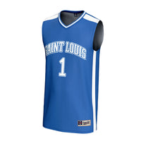 #1 Saint Louis Billikens Lightweight Basketball Fashion Jersey - Blue