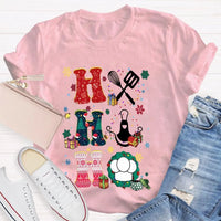 Lunch Lady Snowflake Holiday T-Shirt, School Lunch Lady Christmas Shirt, Cafeteria Staff Xmas Tee, Adorable Lunch Lady Christmas Present