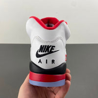High Top Sneakers, White Black Red Colorway, Lace Up Design, Casual Gift for Sneaker Fans