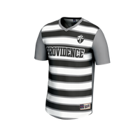 Providence Friars Collegiate Soccer NIL Pick-A-Player Fashion Jersey - Silver/Black