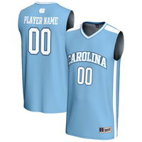 North Carolina Tar Heels NIL Pick-A-Player Lightweight Basketball Fashion Jersey - Light Blue