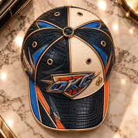 OKC - Bronze-Lined Crest on Navy and Bone