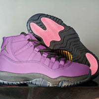 High Top Sneakers, Pink Gray Colorway, Lace Up Design, Casual Gift for Sneaker Fans