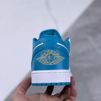 Low Top Sneakers, Blue White Colorway, Lace Up Design, Casual Gift for Sneaker Fans