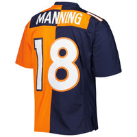 Denver Broncos Peyton Manning Navy/Orange 2015 Split Legacy Replica Jersey