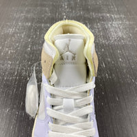 Mid Top Sneakers, White Gray Colorway, Lace Up Design, Casual Gift for Sneaker Fans