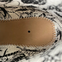 Distressed Shoes, White Black Colorway, Lace Up Design, Distressed Finish, Casual Gift for Shoe Lovers