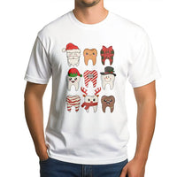 Dental Hygienist Holiday Shirt, Christmas Teeth T-Shirt, Humorous Dentist Christmas Tee, Dental Assistant Graphic T-Shirt Xmas Present