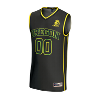 Oregon Ducks Lightweight Collegiate Basketball NIL Pick-A-Player Fashion Jersey - Black