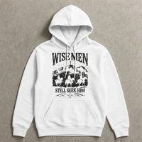 Western Cowboy Nativity Hoodie, Wise Men Still Seek Him Hoodie, Christian Faith Christmas Pullover Hoodie, Religious Holiday Present