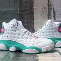 Sneakers, Mint Green White Colorway, Lace Up Design, Casual Gift for Sneaker Fans